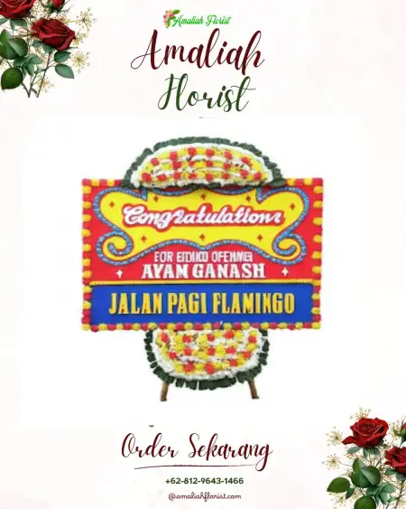 Sewa Papan Bunga Gelam
